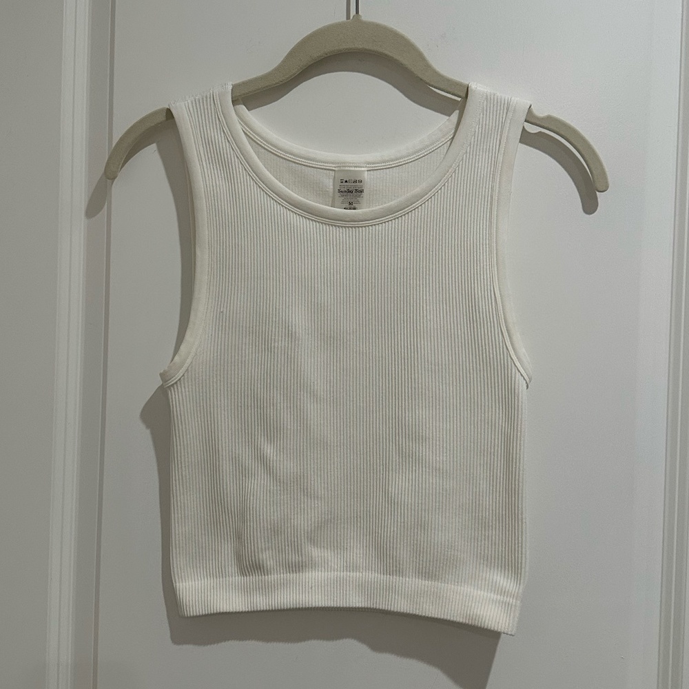 Aritzia/Sunday Best Ribbed Tank